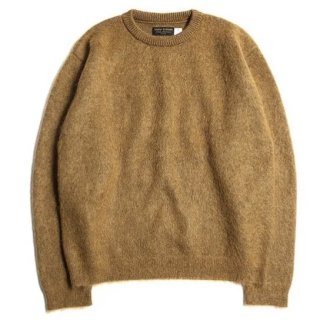MOHAIR KNIT CREW NECK SWEATER