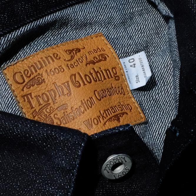 Trophy Clothing デニムジャケット 40 15周年ダークデニム メンズ