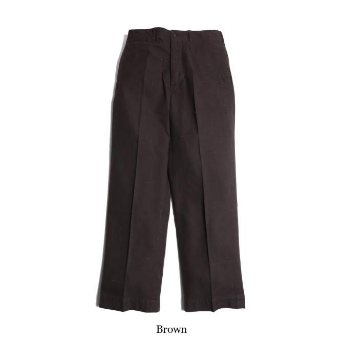 サイズ36 TROPHY CLOTHING ブラウン スラックス パンツ