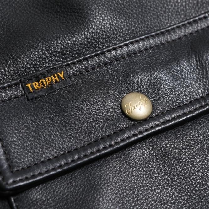 RANCHER STEERHIDE VEST / TR-YL07 - TROPHY GENERAL STORE KANAZAWA