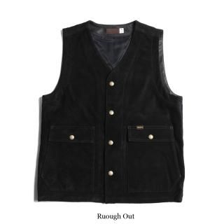 本革日本製 TROPHY CLOTHING - SUEDE STORM VEST TROPHY CLOTHING/トロフィークロージング】2024SS「Rancher