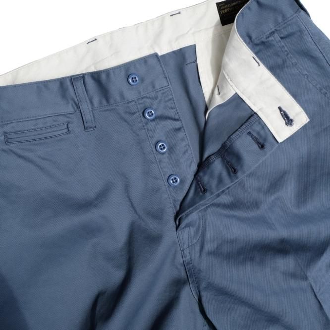 STEEL BLUE 40 CIVILIAN TROUSERS - TROPHY GENERAL STORE KANAZAWA STEEL BLUE 40 CIVILIAN TROUSERS - TROPHY GENERAL STORE KANAZAWA