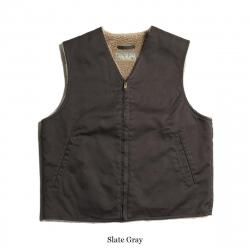 本革日本製 TROPHY CLOTHING - SUEDE STORM VEST Trophy Clothing - Storm Vest - Black