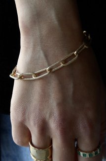 R.ALAGAN / Medium Heavy Chain Bracelet -Gold