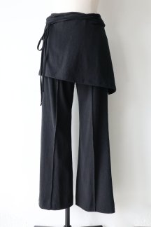 CURRENTAGE Cotton Silk Jersey Flared pants