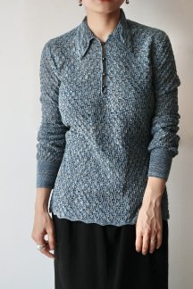 Mame Kurogouchi Multi-Pattern Knitted Shirt