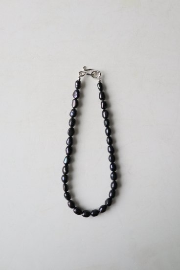 R.ALAGAN / Black Medium Pearl Necklace - HEIRLOOM