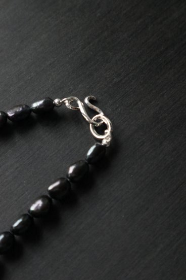 R.ALAGAN / Black Medium Pearl Necklace - HEIRLOOM