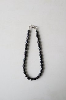 R.ALAGAN Black Medium Pearl Necklace