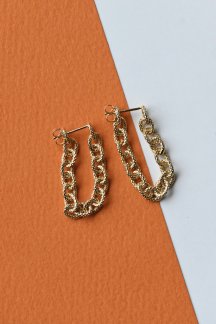 R.ALAGAN Small Komon Chain Earrings 