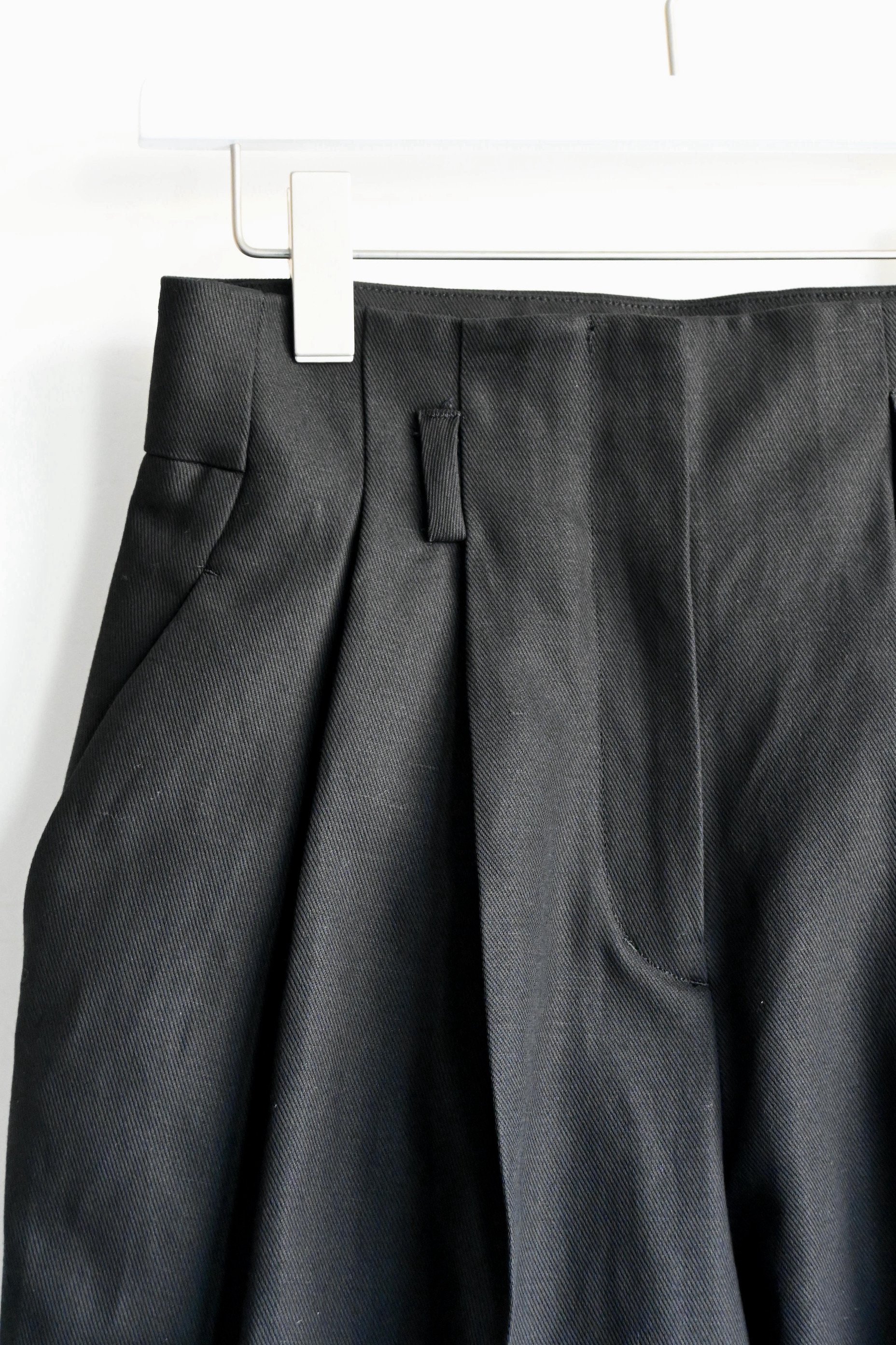 30%OFF】Mame Kurogouchi / Cotton Linen Twill Wide Trousers - HEIRLOOM