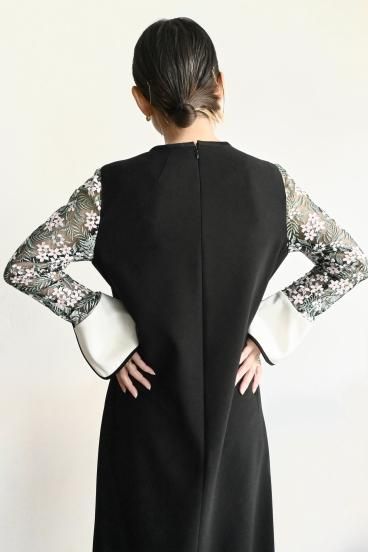 Mame Kurogouchi / Floral Lace Sleeve Dress - HEIRLOOM