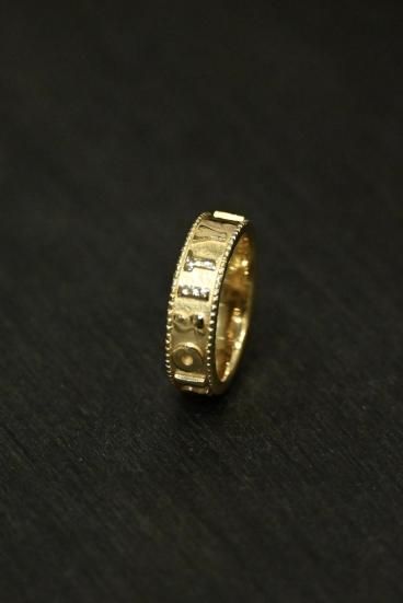 R.ALAGAN / Engraved Ring 