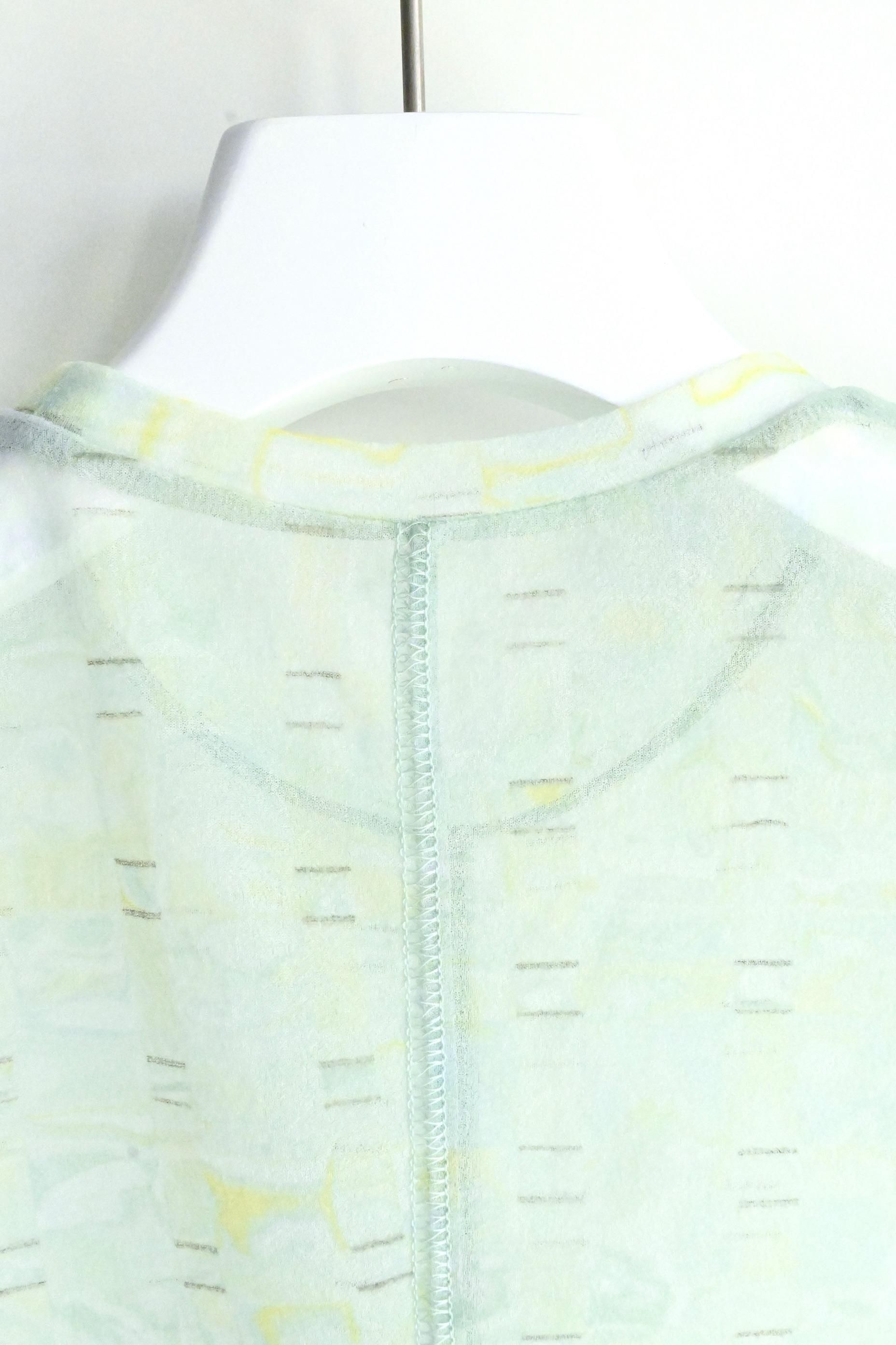 50%OFF】Mame Kurogouchi / Marble Printed Plaid Sheer Crew