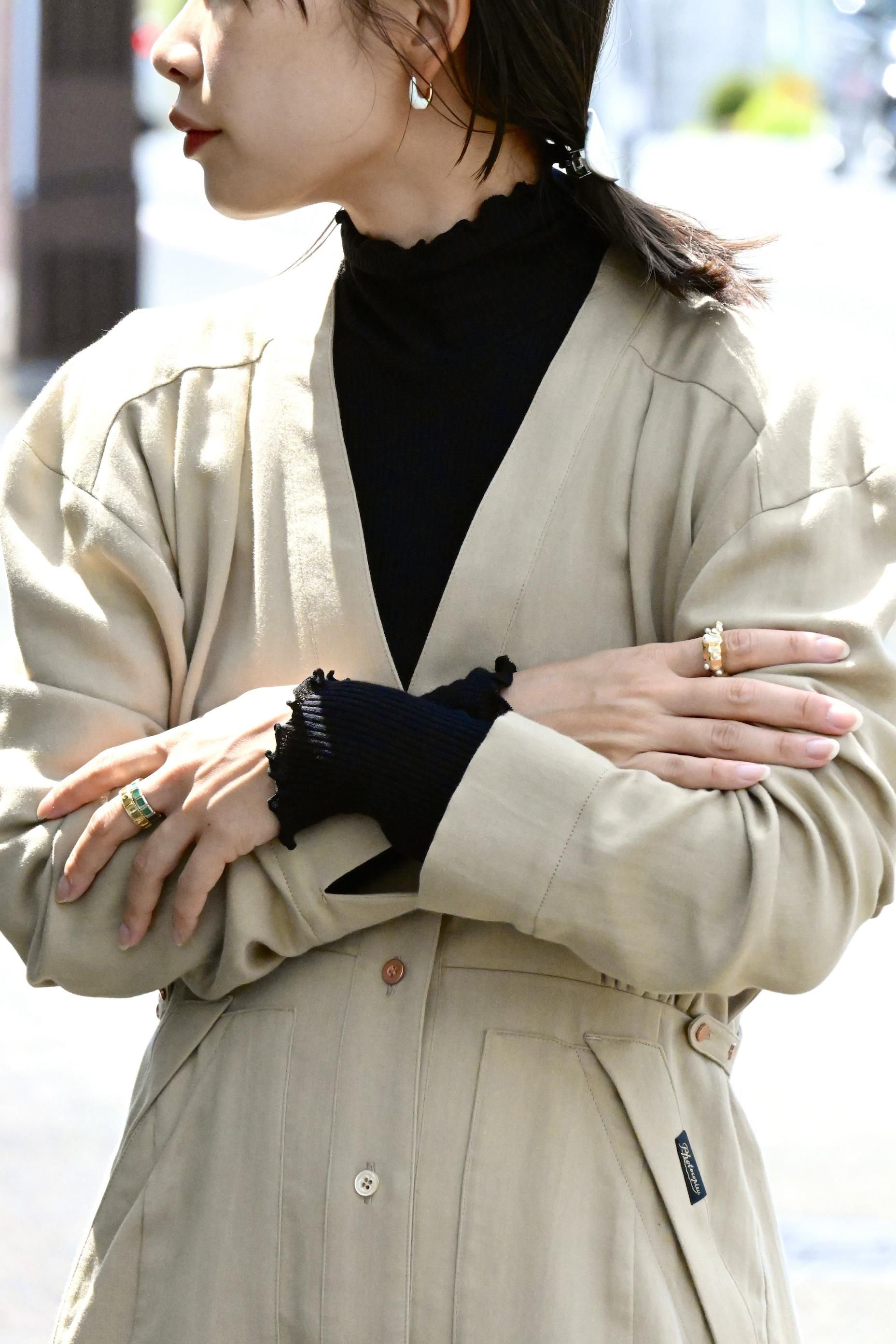 HAKUJI / Wool Rib High Neck Pullover - HEIRLOOM