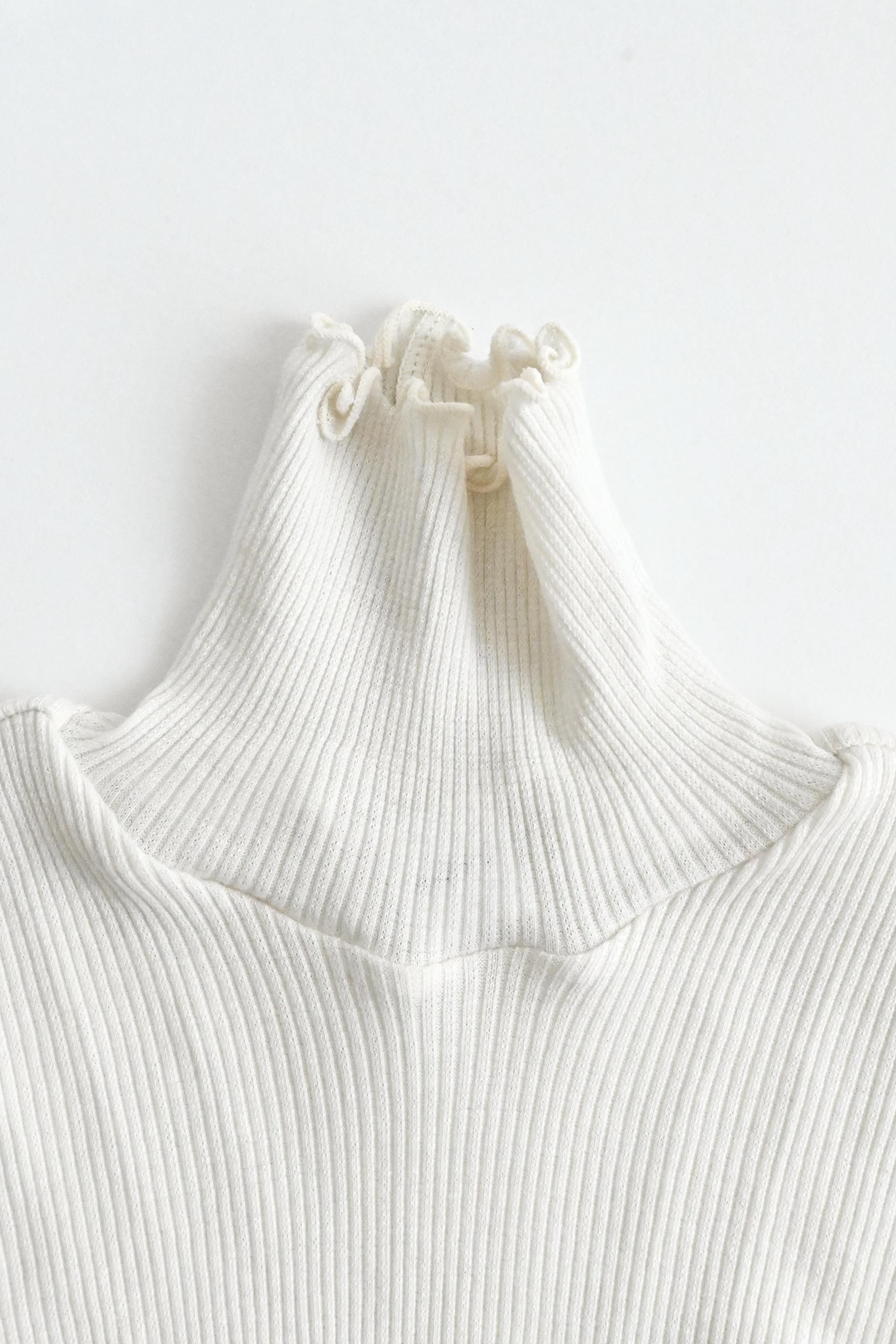 HAKUJI / Wool Rib High Neck Pullover - HEIRLOOM