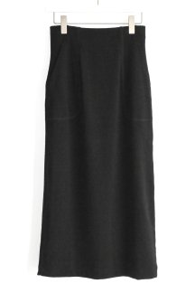 unfil / Stretch Raw Silk Ribbed-Jersey Pencil Skirt