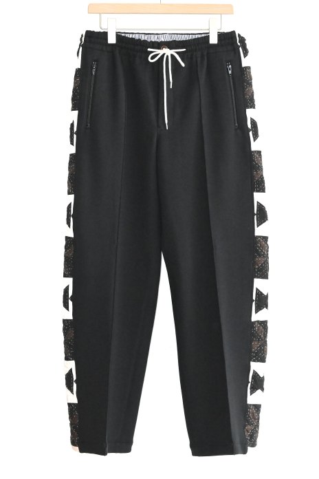 KHOKI / Hand patchwork quilted track pants 