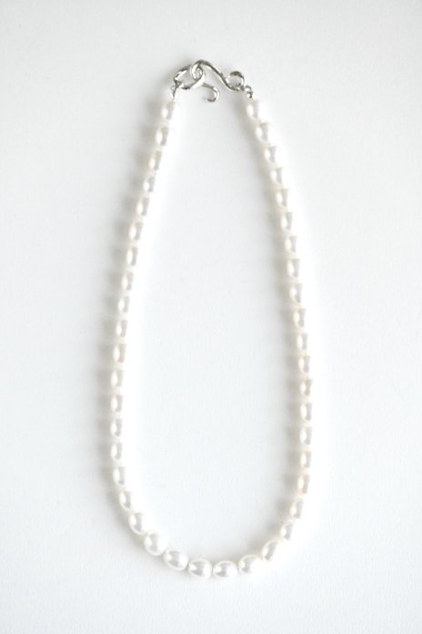 R.ALAGAN / Small Oval Pearl Necklace