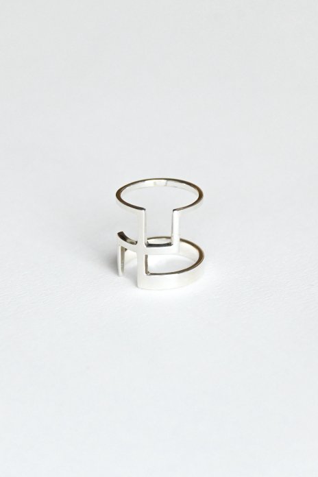 Hi-CORAZON / Seclet Swastika Ring - Silver
