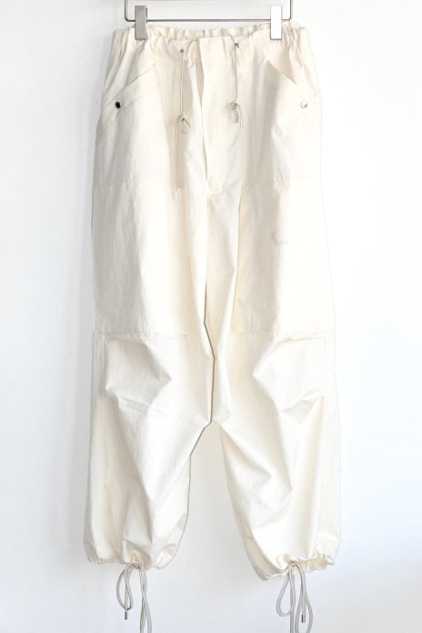 HAVERSACK / Cotton  Nylon Twill Parachute Pants - Ivory
