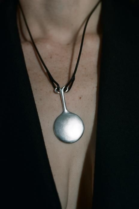 R.ALAGAN / Small Shoka Mirror Necklace - Sirver