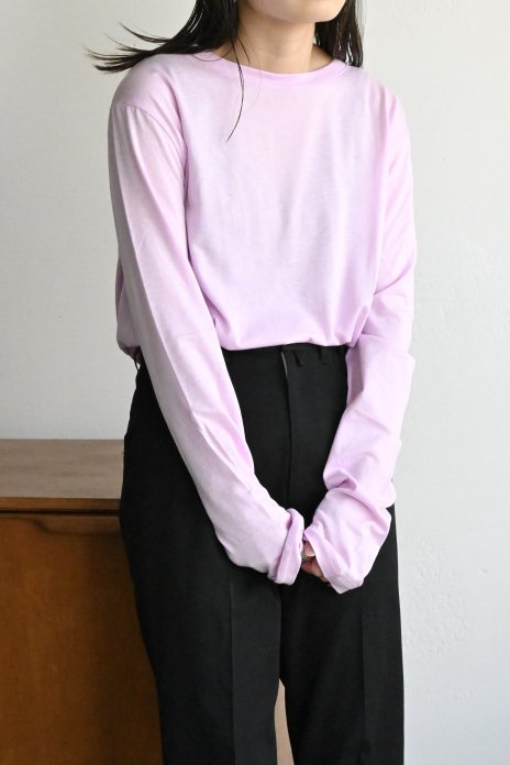HAKUJI / Tencel Cotton Long Sleeve Pullover - SAKURA