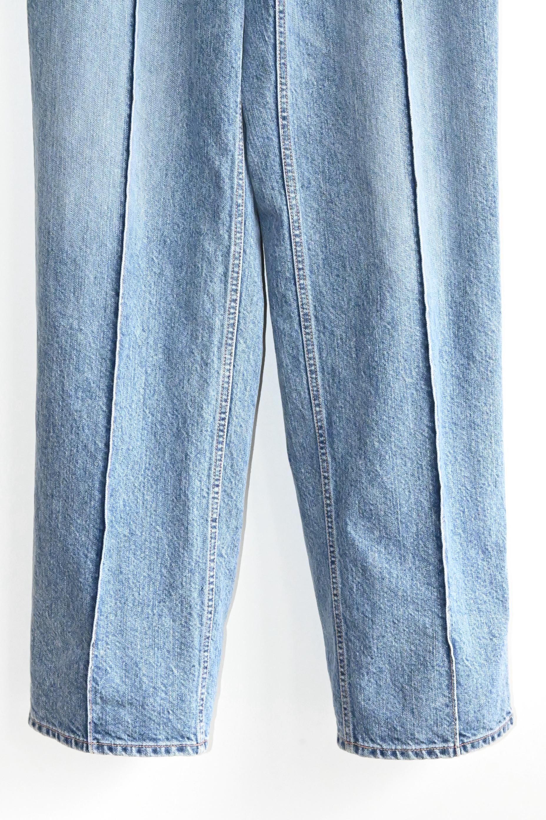 パンツ phebus Washi Denim Straight Pants phebus / Washi Denim Straight Pants - Fade Blue - HEIRLOOM