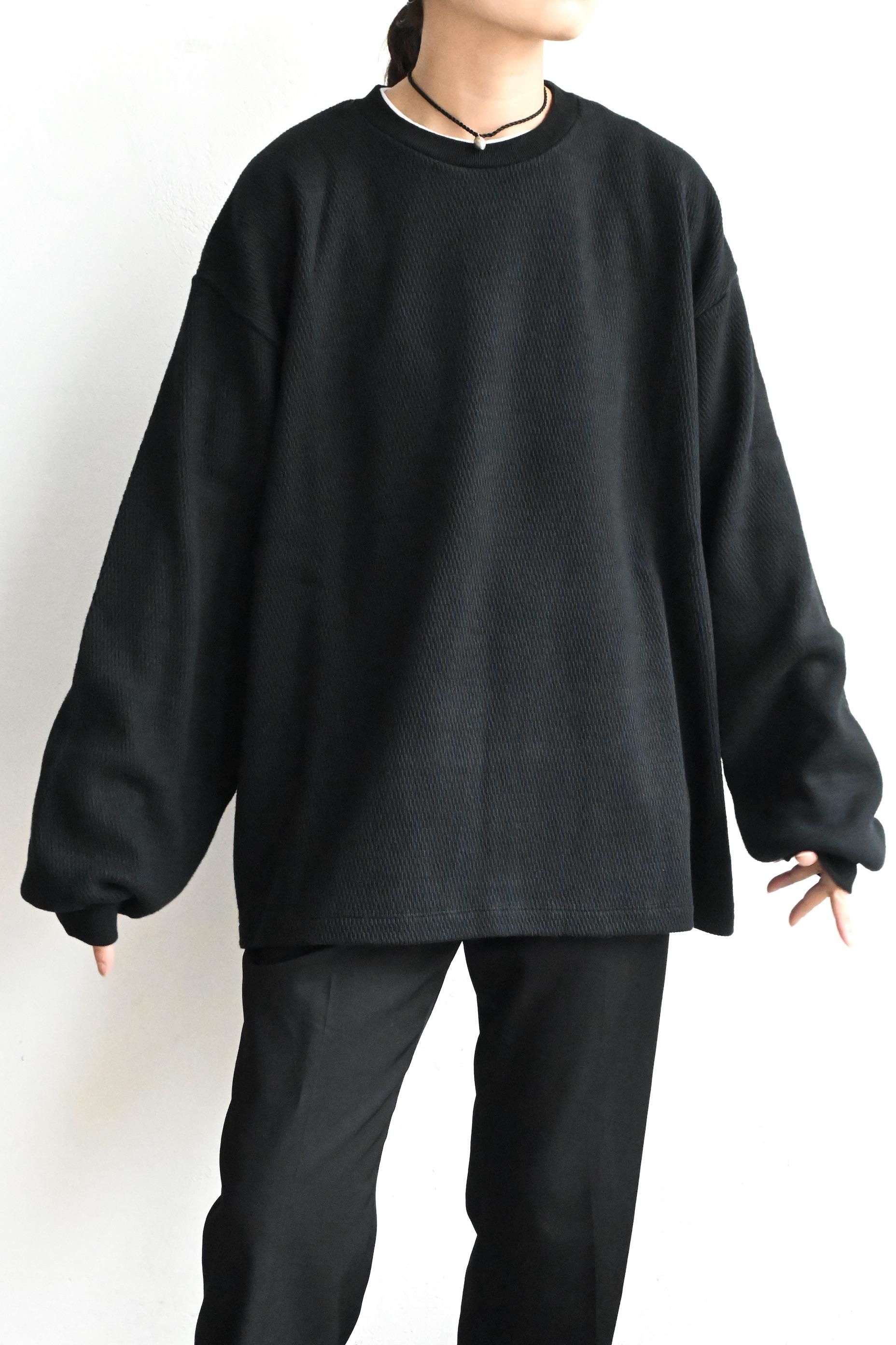 POLYPLOID OVERSIZE LONG SLEEVE C サーマル POLYPLOID / Oversize Long Sleeve C - Black - HEIRLOOM