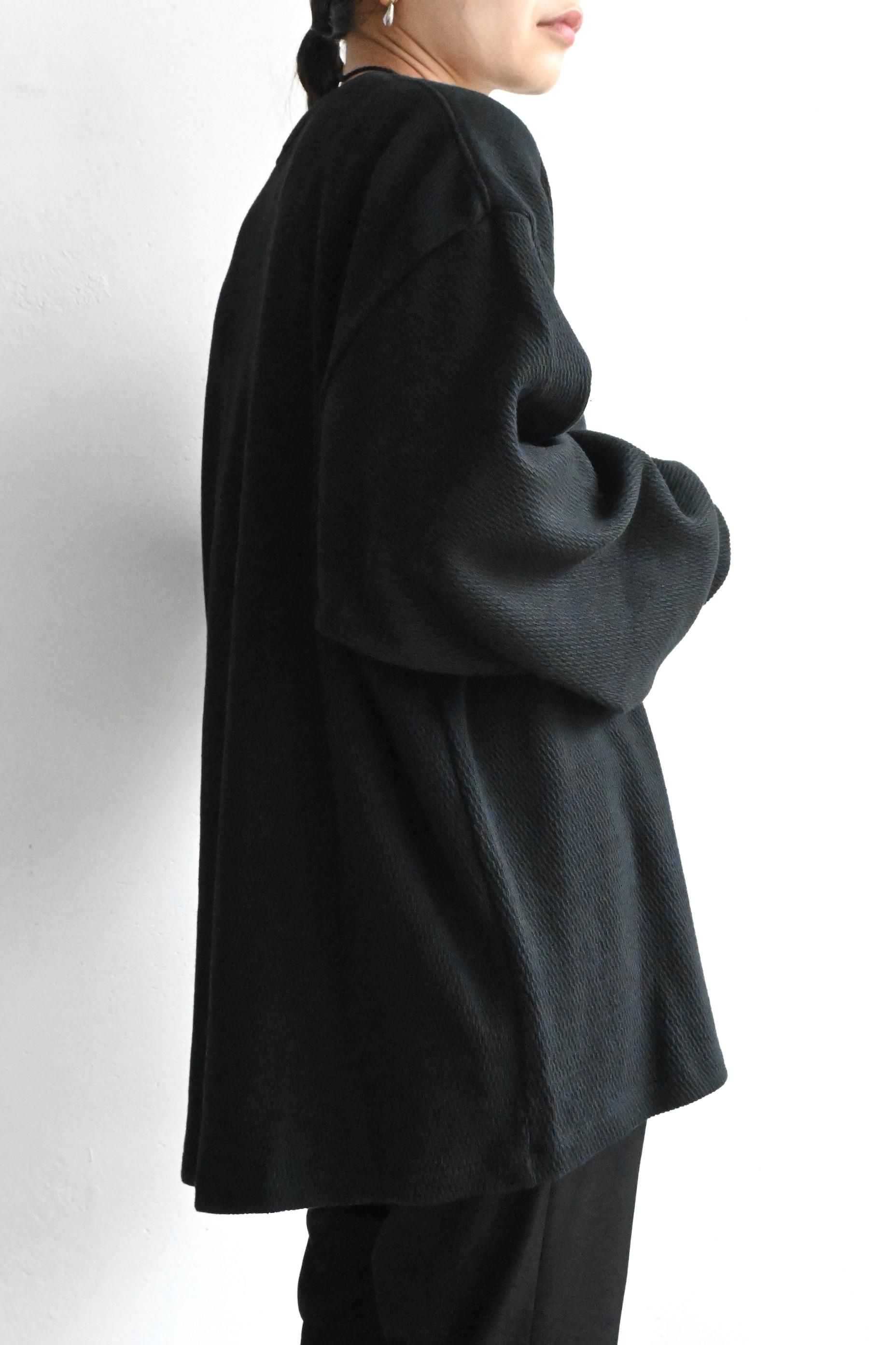 POLYPLOID / Oversize Long Sleeve C - Black - HEIRLOOM