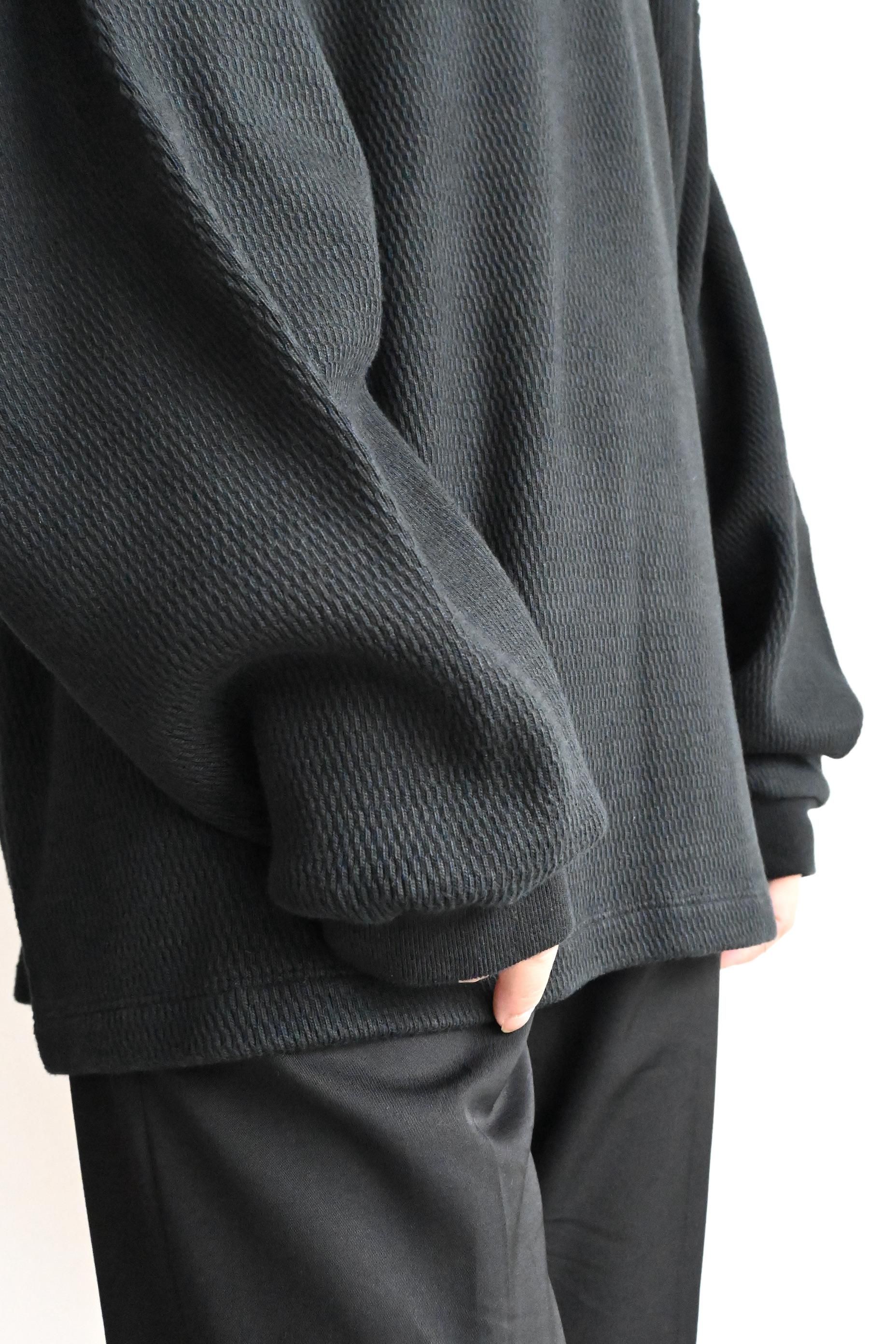 POLYPLOID LONG SHIRT ポリプロイド　新品未使用　¥46200 POLYPLOID / Oversize Long Sleeve C - Black - HEIRLOOM