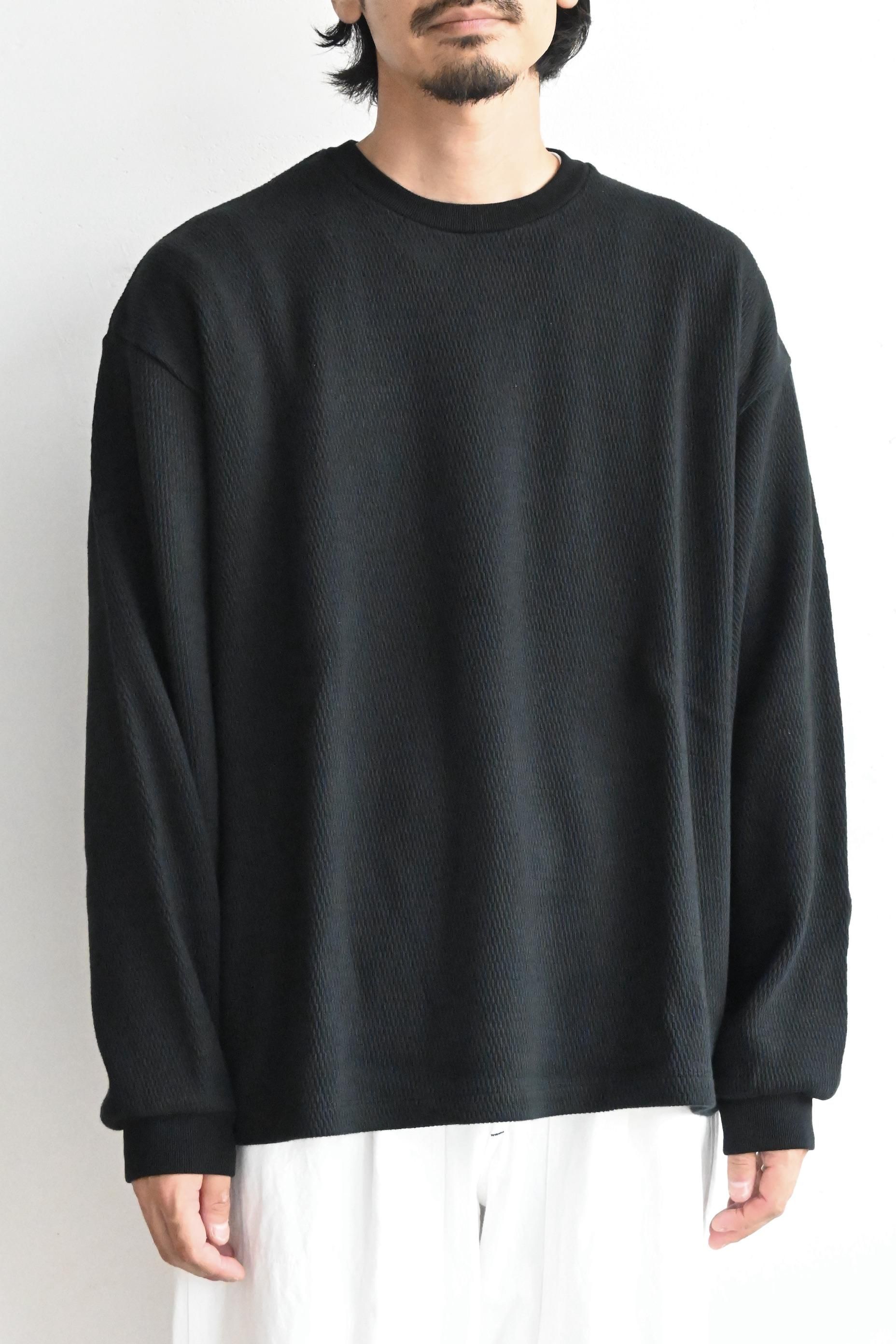 POLYPLOID LONG SHIRT ポリプロイド　新品未使用　¥46200 POLYPLOID / Oversize Long Sleeve C - Black - HEIRLOOM