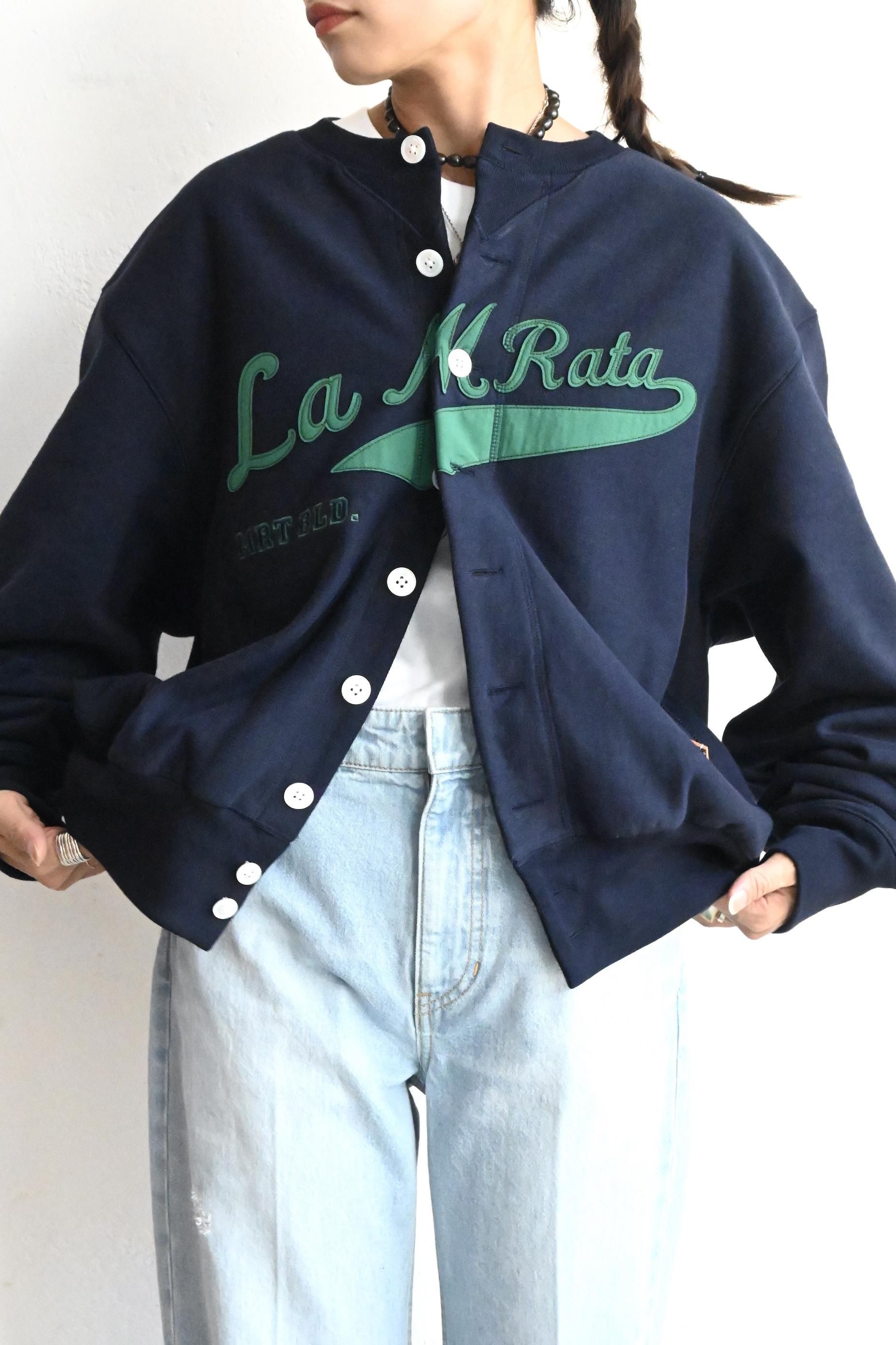 KHOKI Sweat Cardigan | Navy - HEIRLOOM