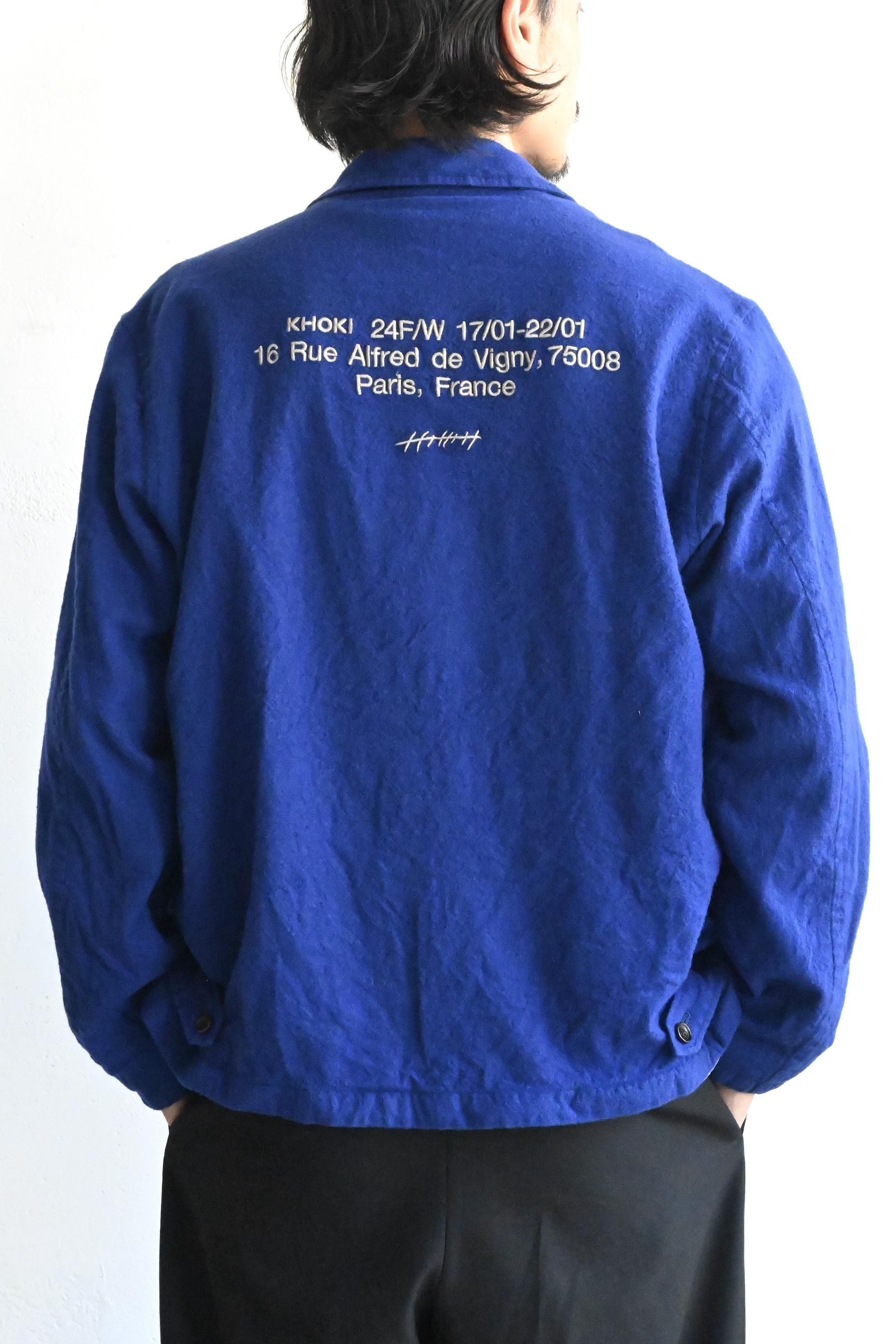 KHOKI Wool jacket コーキ　コキ KHOKI/コッキ】No-collar wool jacket 25fw-jk-05の通販