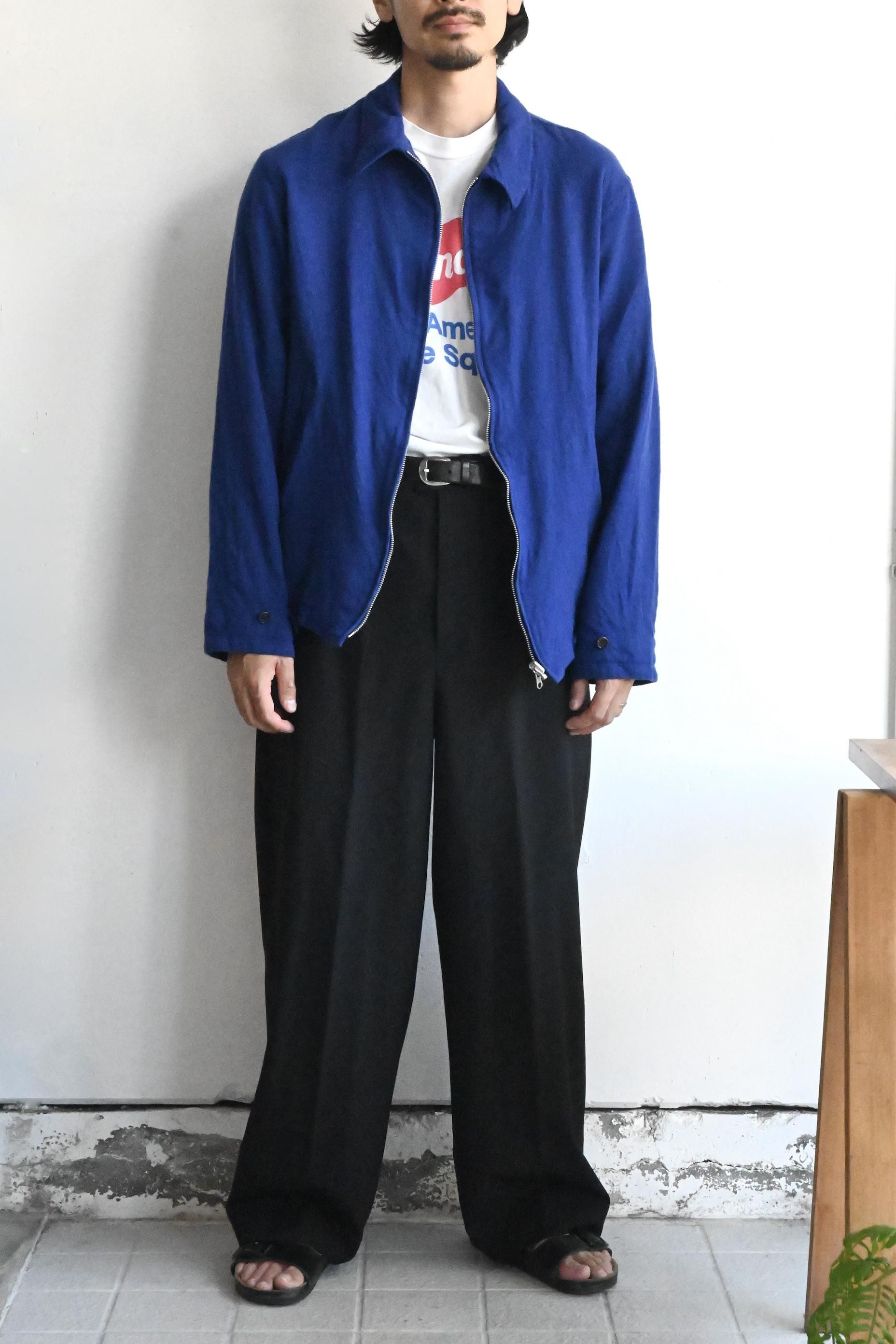 ジャケット・アウター KHOKI Washed wool zip up jacket KHOKI】 Washed wool zip up jacket 24fw-jk-09 – ONENESS