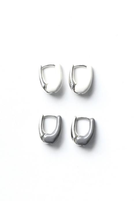 R.ALAGAN / Dipped Tiny Tiny Puffy Hoops 