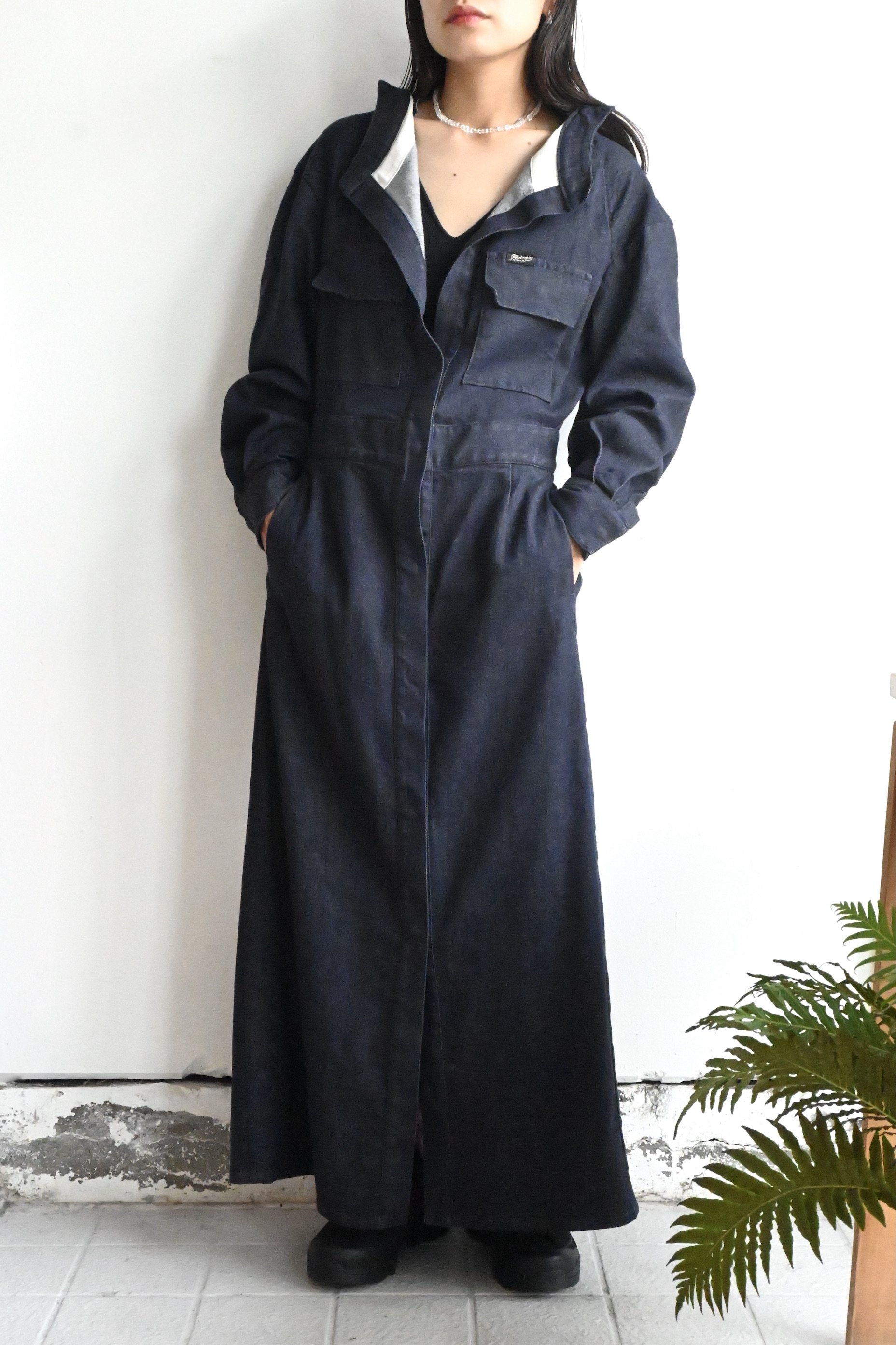 PHOTOCOPIEU / Denim Shirts Dress - Navy - HEIRLOOM