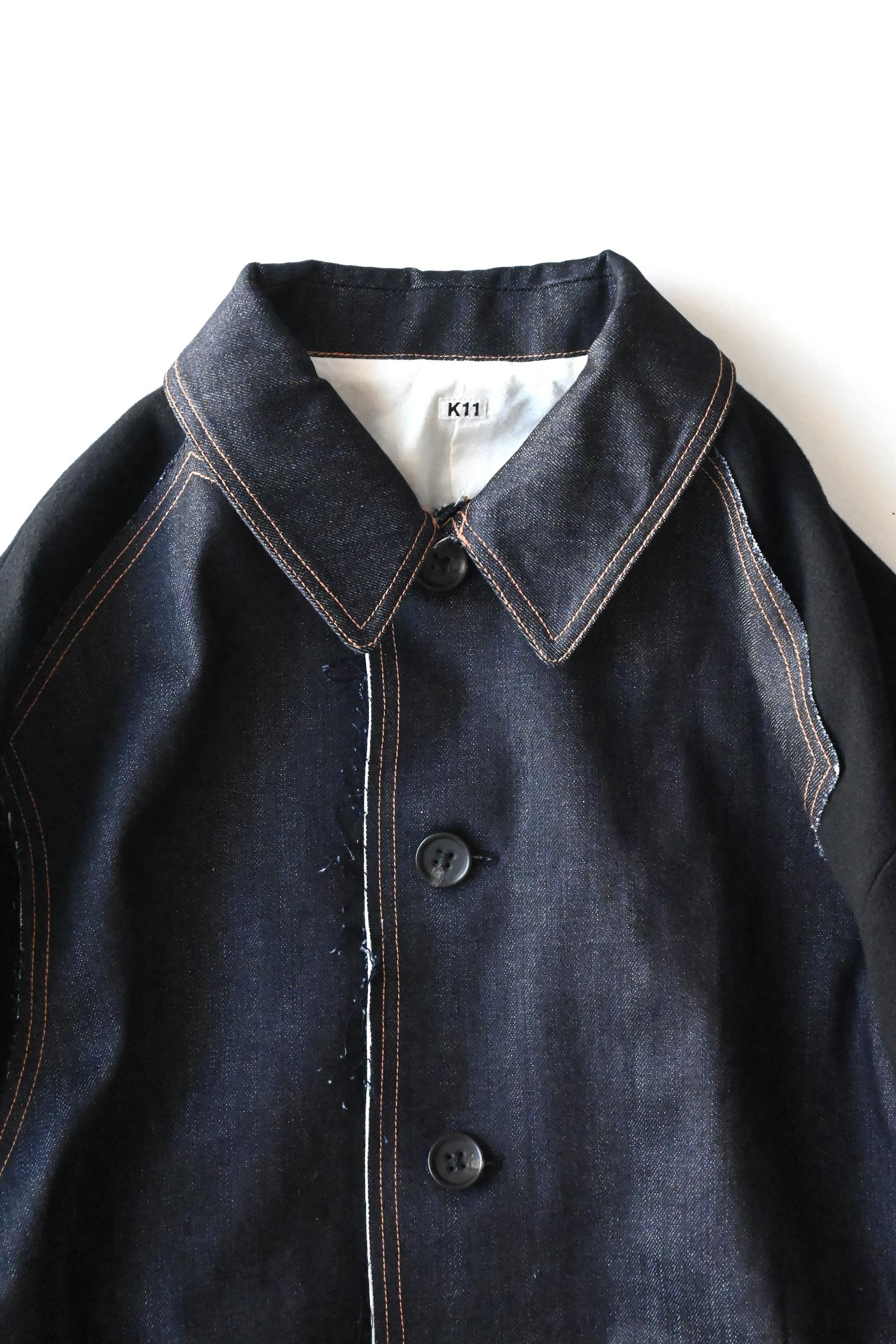 KHOKI フォールコート 03 | Indigo - HEIRLOOM