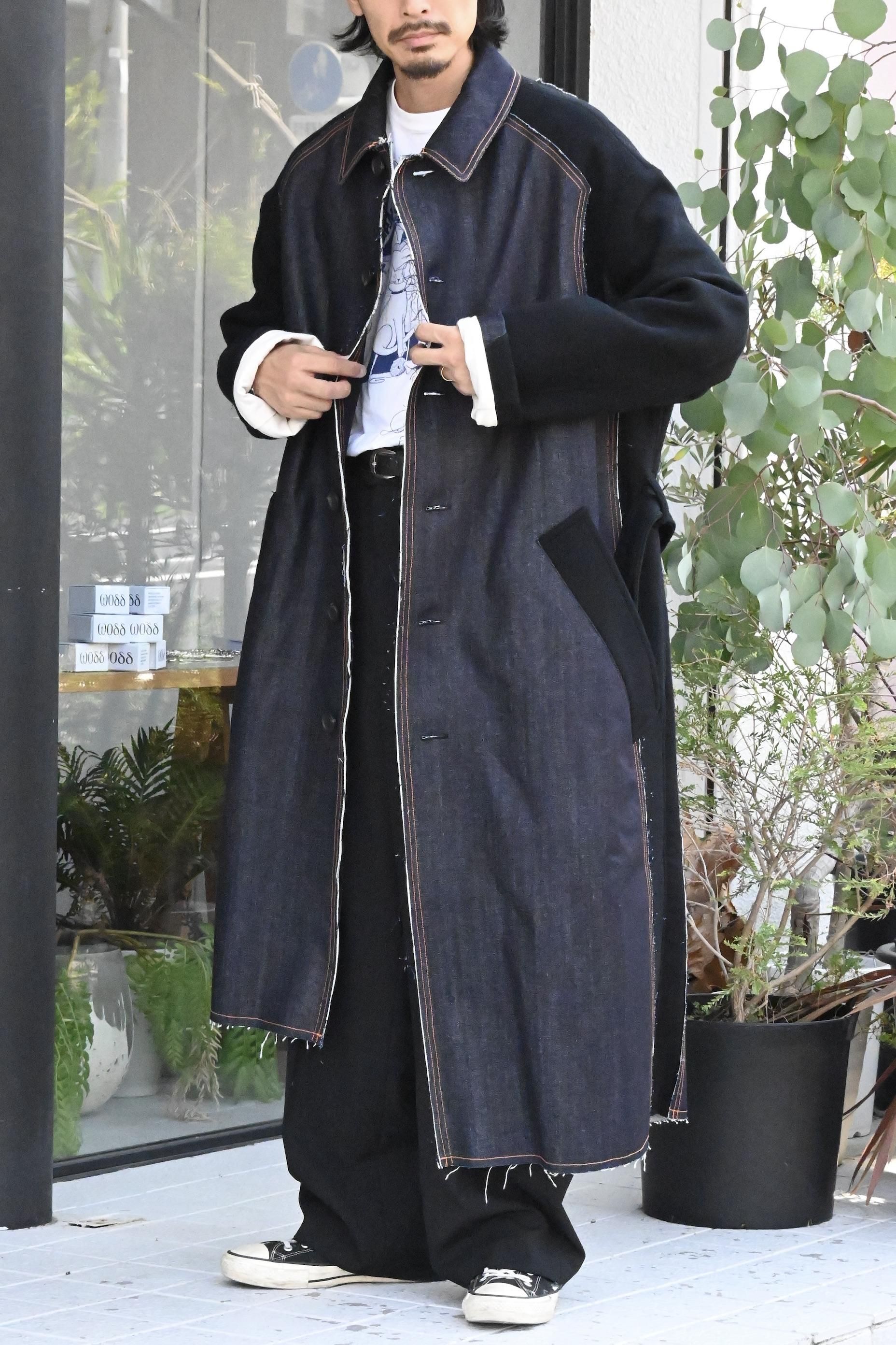 KHOKI フォールコート 03 | Indigo - HEIRLOOM KHOKI フォールコート 03 | Indigo - HEIRLOOM
