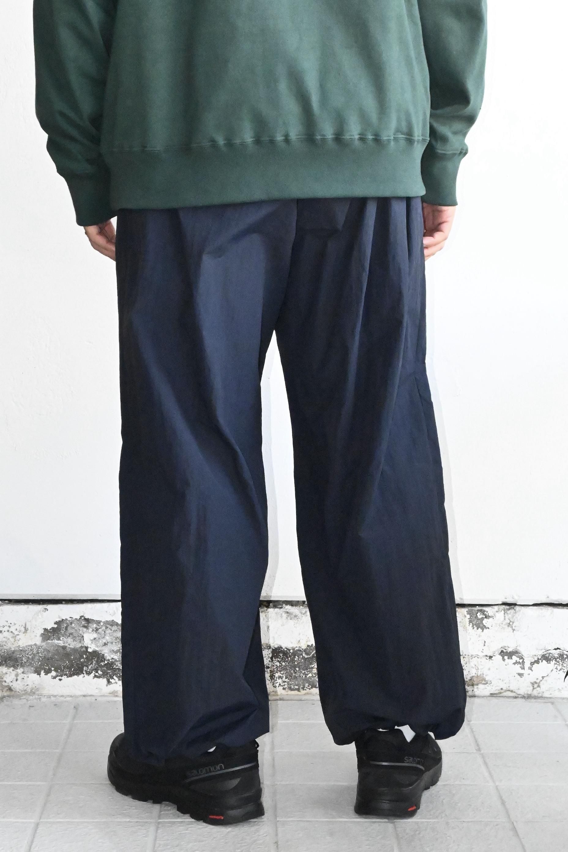 未使用　POLYPLOID【OVER PANTS C】 POLYPLOID / Over Pants C - Navy - HEIRLOOM