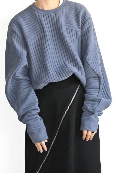 jonnlynx / Quilt Border Pullover - gray