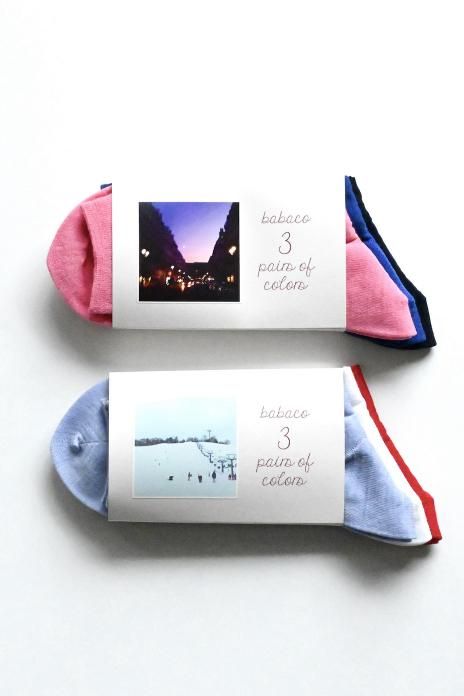 babaco / 3pairs of colors 
