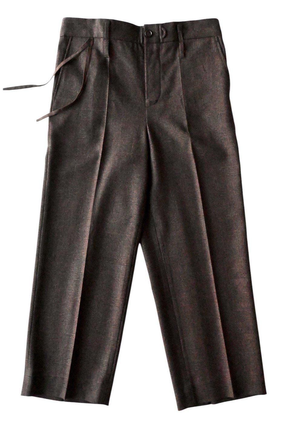 jonnlynx / 2way Stretch Wool Wide Pants - Brown - HEIRLOOM jonnlynx / 2way Stretch Wool Wide Pants - Brown - HEIRLOOM