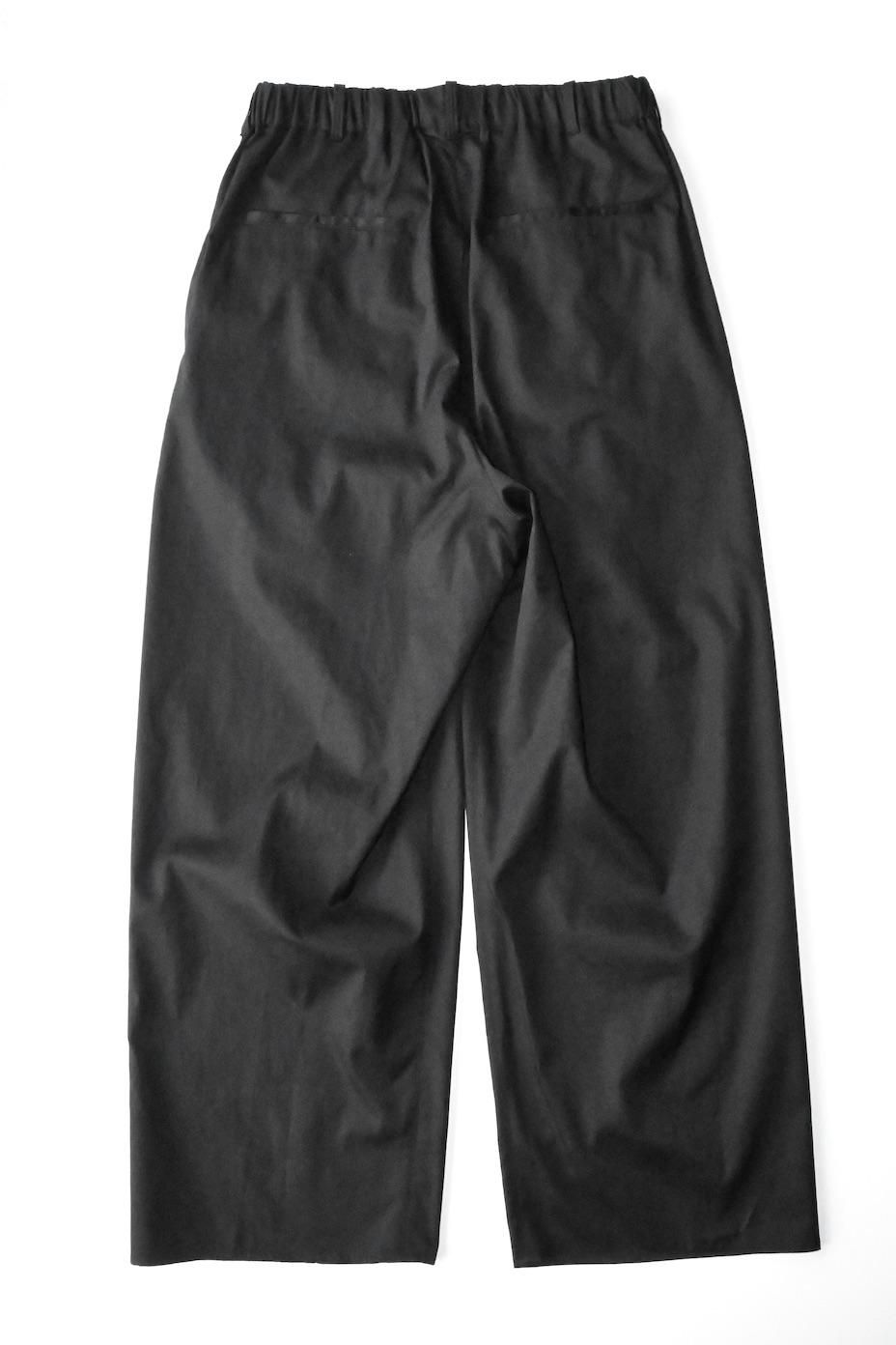 nonnotte / Draping Elastic In Tuck Wide Trousers - HEIRLOOM nonnotte / Draping Elastic In Tuck Wide Trousers - HEIRLOOM