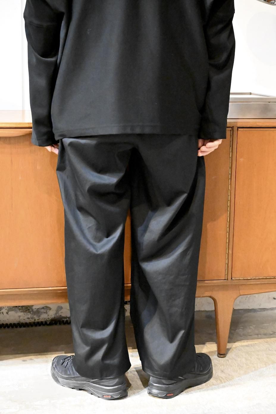 nonnotte / Draping Elastic In Tuck Wide Trousers - HEIRLOOM nonnotte / Draping Elastic In Tuck Wide Trousers - HEIRLOOM