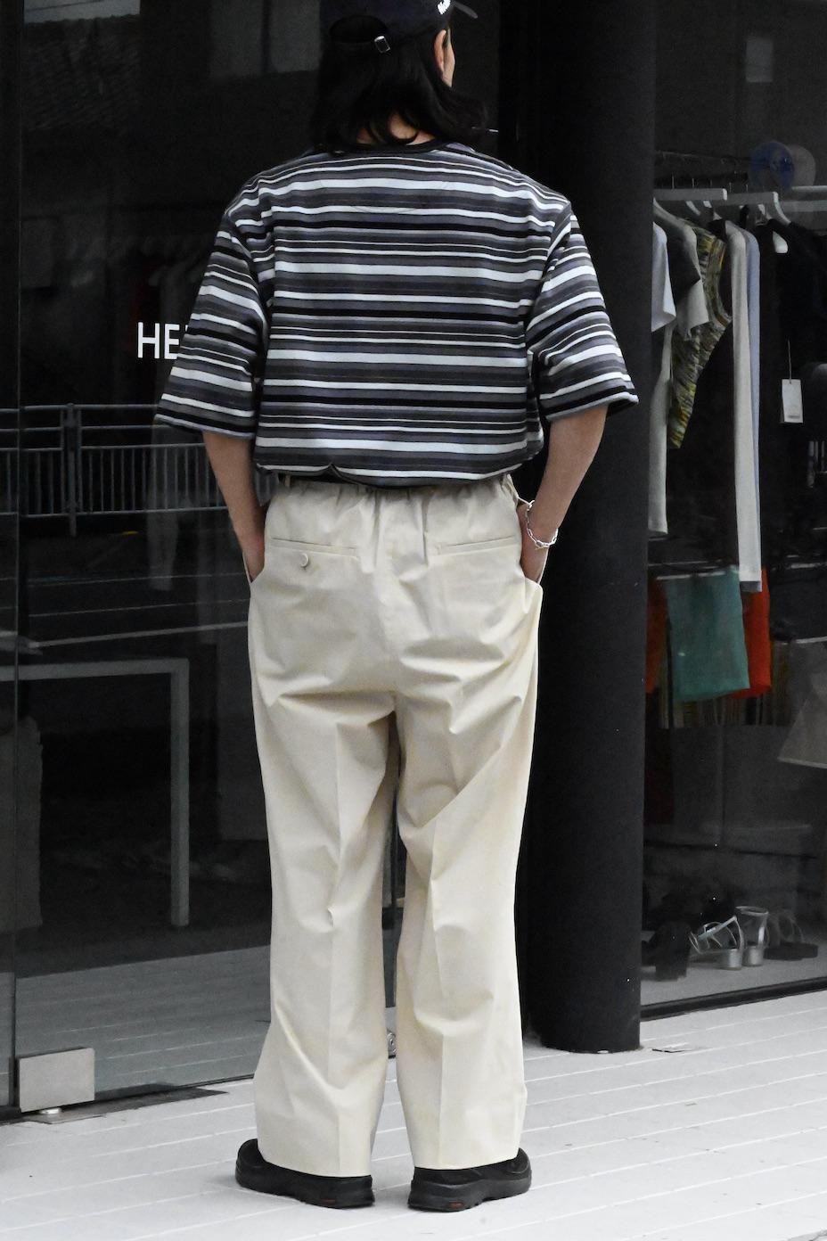 最終nonnotte 2-Tuck Wide Tapered Trousers nonnotte/ノノット】Draping 5-Tuck Wide Trousers N-25A-038の