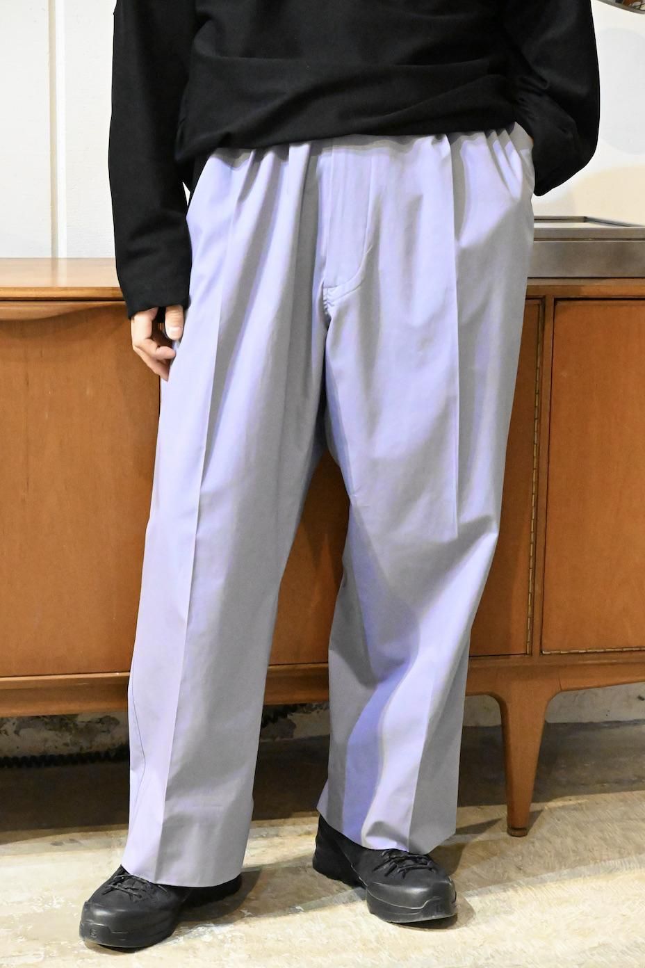 nonnotte | Elastic In Tuck Wide Trousers - HEIRLOOM