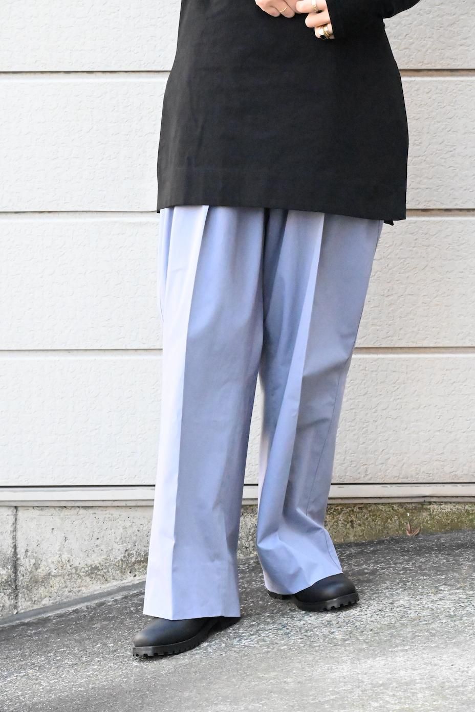 nonnotte | Elastic In Tuck Wide Trousers - HEIRLOOM