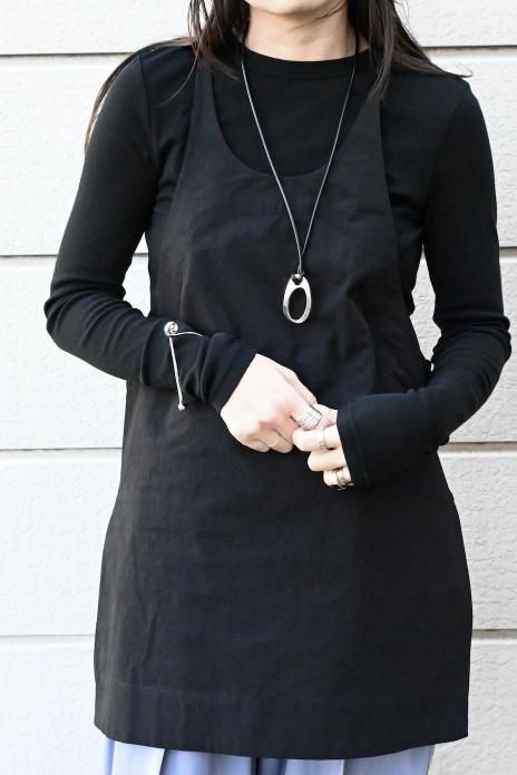 HAKUJI / Cotton /Linen Weather Camisole - Black
