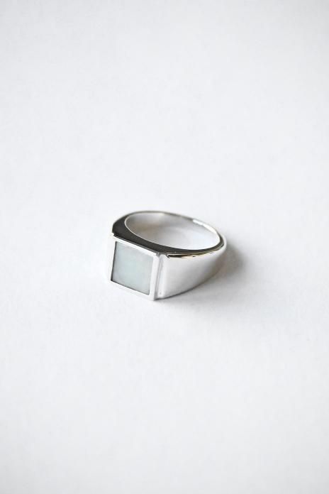 R.ALAGAN / Signet Ring - Jadeite
